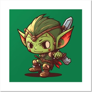 cute goblin rogue Posters and Art